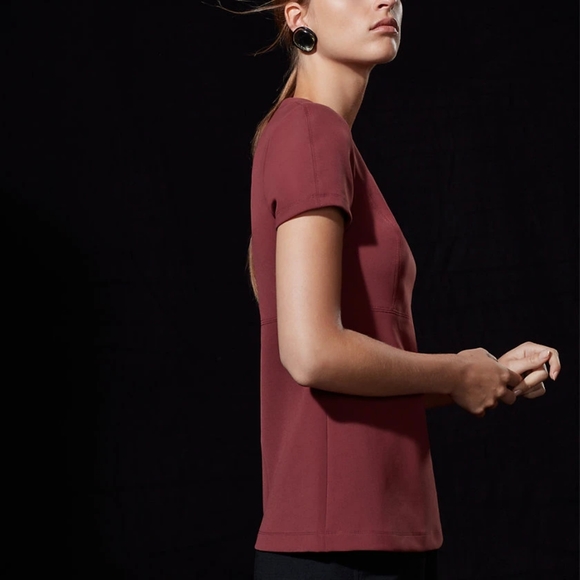 Aritzia Babaton 1-01 Autio Double Weave T-Shirt - Picture 4 of 8